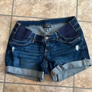 Maternity Jean Shorts